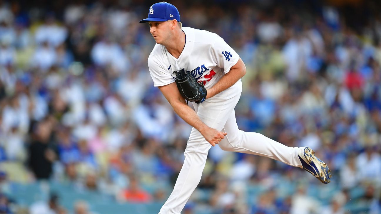 Les Dodgers excluent le releveur Evan Phillips de la liste des World Series