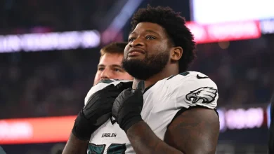 Fred Johnson des Eagles arrête Trey Hendrickson lors de la victoire contre les Bengals – NBC Sports Philadelphia