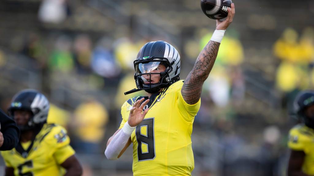 Cotes du trophée Heisman du QB Dillon Gabriel des Ducks de l’Oregon après la semaine 8