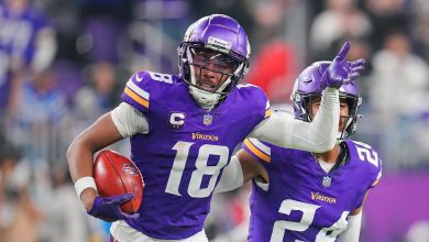 Les Vikings du Minnesota WR pourraient battre le record contre les Titans du Tennessee