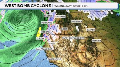 Un cyclone à la bombe et un fleuve atmosphérique se développent dans le Pacifique. Qu’est-ce que cela signifie pour la côte Ouest ?