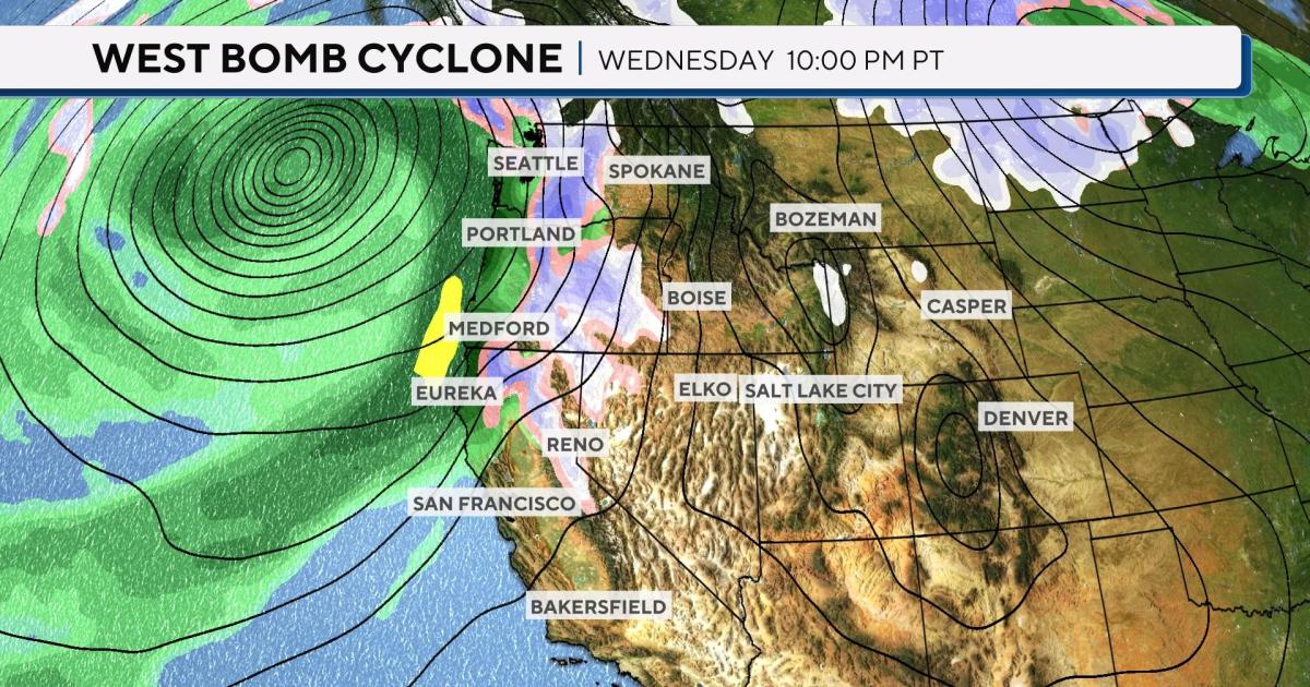 Un cyclone à la bombe et un fleuve atmosphérique se développent dans le Pacifique. Qu’est-ce que cela signifie pour la côte Ouest ?