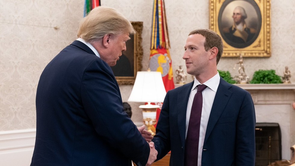 Zuckerberg dîne avec Trump — RT World News