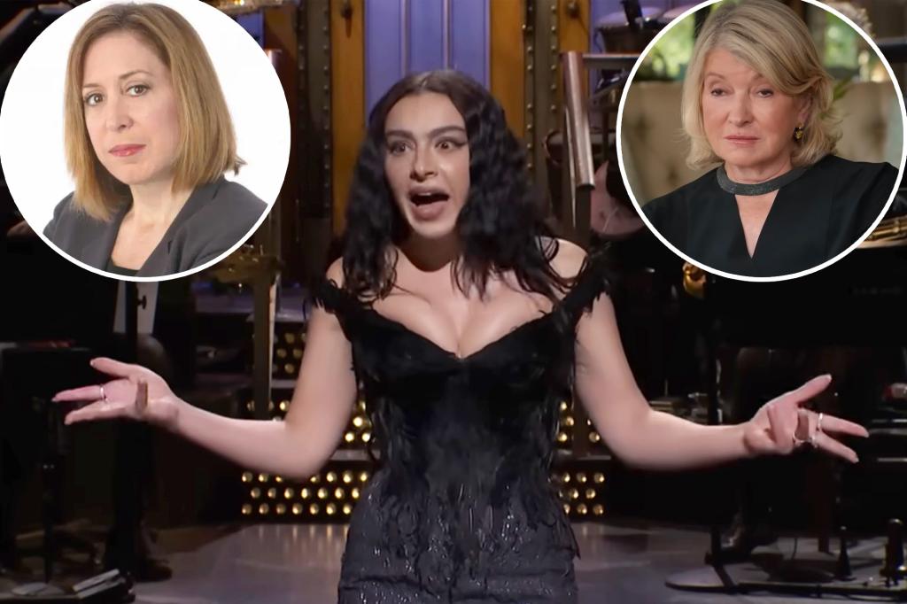 Charli XCX mentionne Martha Stewart et la querelle des journalistes dans le monologue de « SNL »