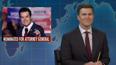 Colin Jost de « SNL » ne fait aucun effort contre le choix AG de Trump, Matt Gaetz