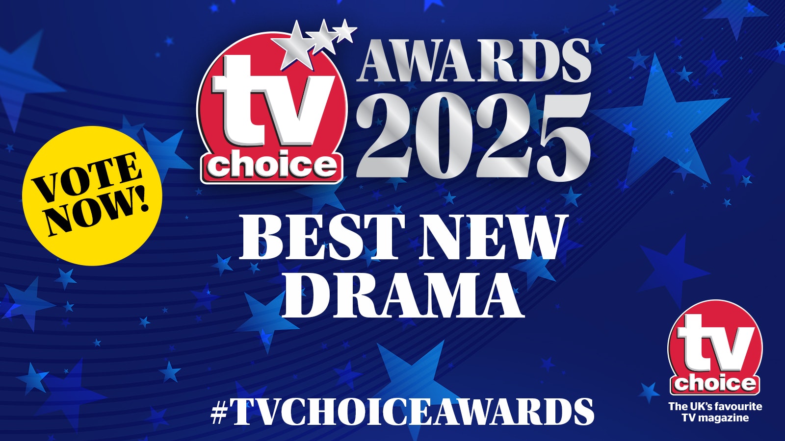 Donnez votre avis ! Votez pour les TV Choice Awards 2025