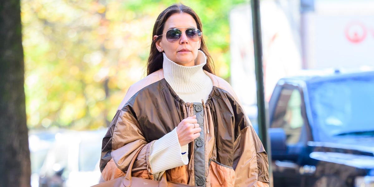 Katie Holmes double le patchwork avec deux tendances que j’adore