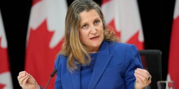 La ministre des Finances Chrystia Freeland démissionne du cabinet Trudeau