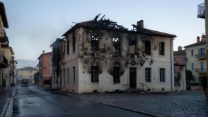 Incendie spectaculaire avenue George-Sand à Nice : une maison de 300 m² détruite