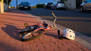 La Ciotat : un enfant blessé au genou après une chute à vélo avenue de Fontsainte