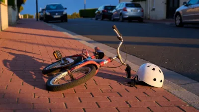La Ciotat : un enfant blessé au genou après une chute à vélo avenue de Fontsainte