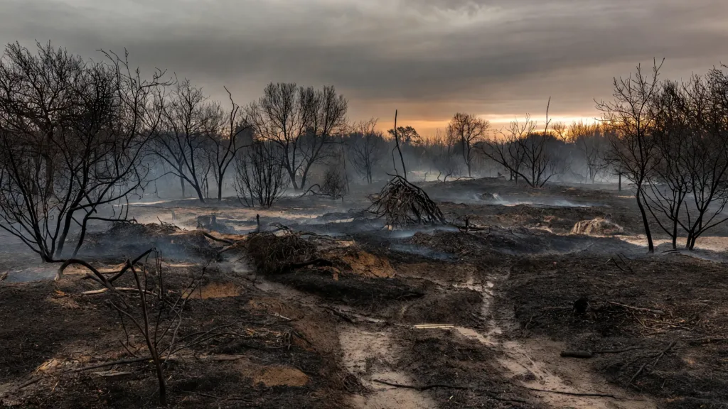 Nantes : 10 hectares ravagés par un incendie au chemin des Marais