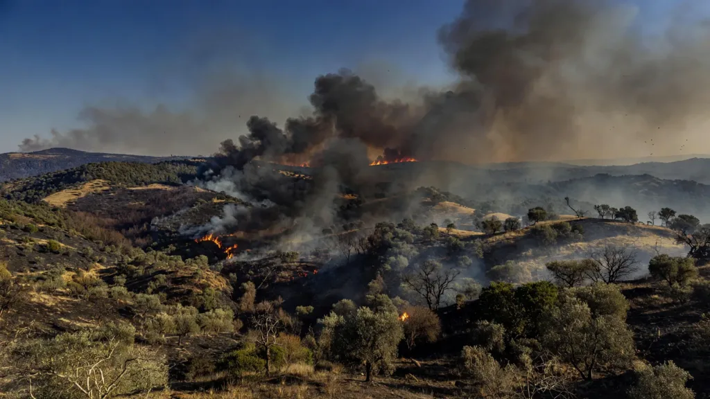 Pyrénées-Orientales : incendie dévastateur, 4 500 hectares brûlés, 10 000 évacués, un pompier et un habitant en urgence absolue