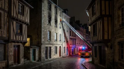 Rouen : un incendie mobilise 24 pompiers près de l&rsquo;hôtel de ville